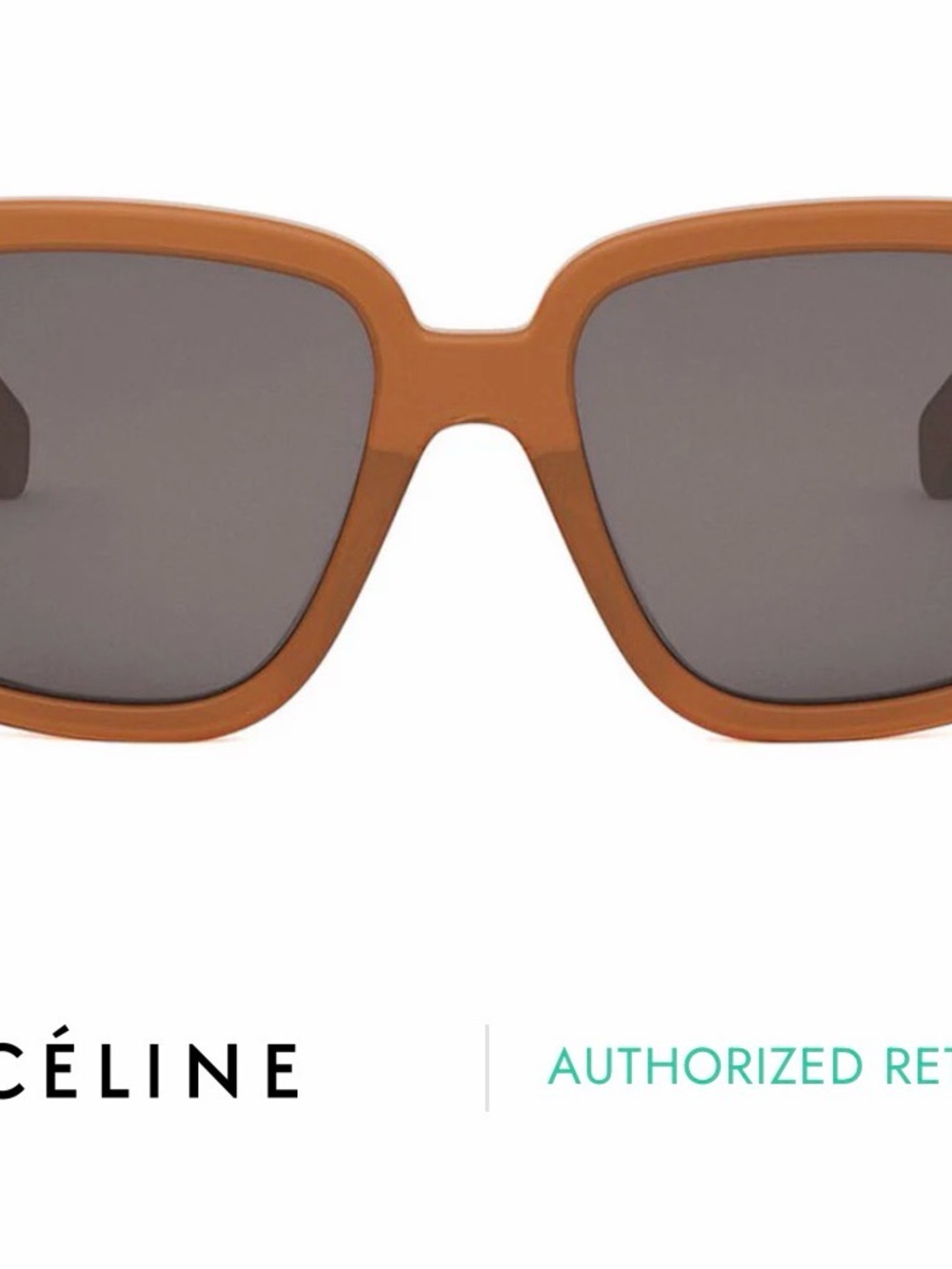 CELINE CL40299U Sunglasses in 55K Shiny Havana/Gradient Brown + Leather Case - Picture 2 of 4